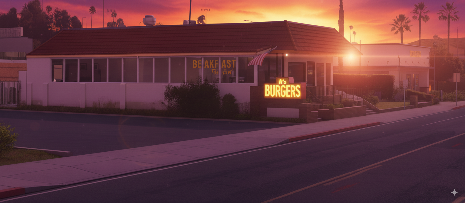 A's Burgers San Juan Capistrano Location